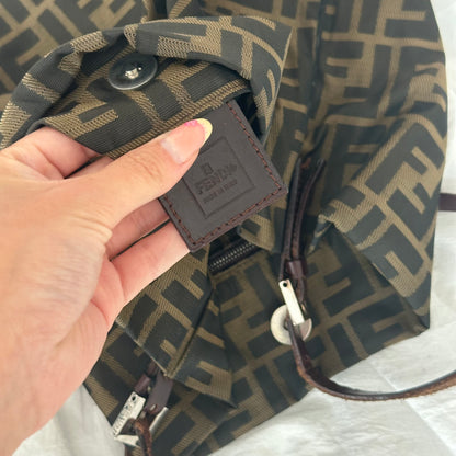 Fendi Zucca Monogram Shoulder Bag