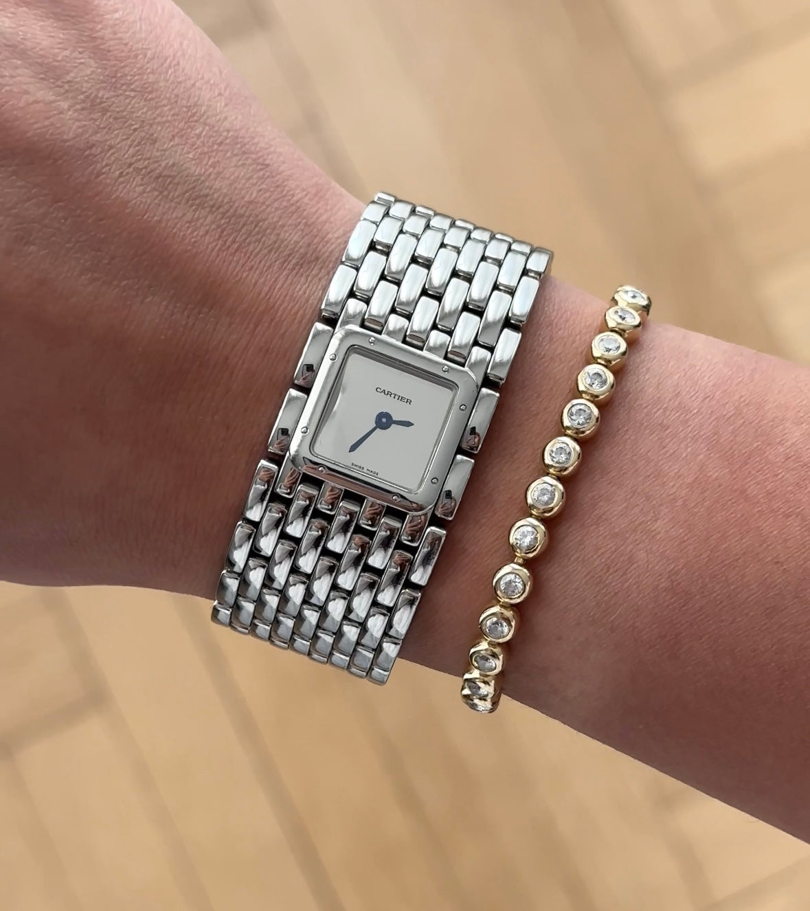 Cartier Silver Ruban Watch
