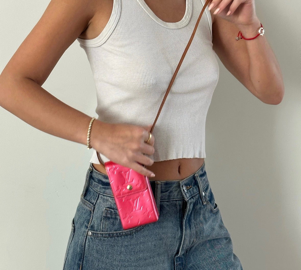 Louis Vuitton Pink Vernis Cigarette Case Bag