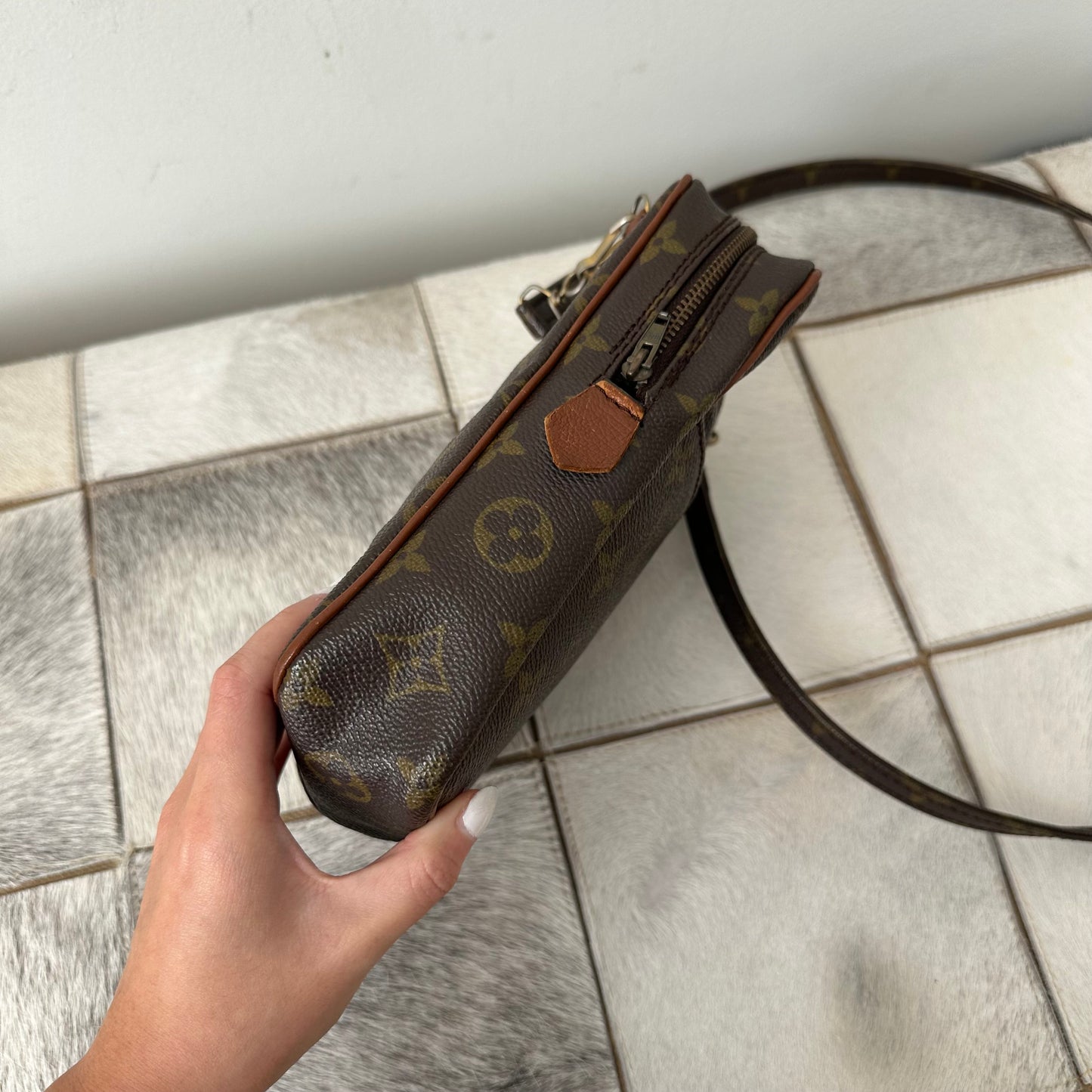 Louis Vuitton Brown Monogram Danube Crossbody Bag