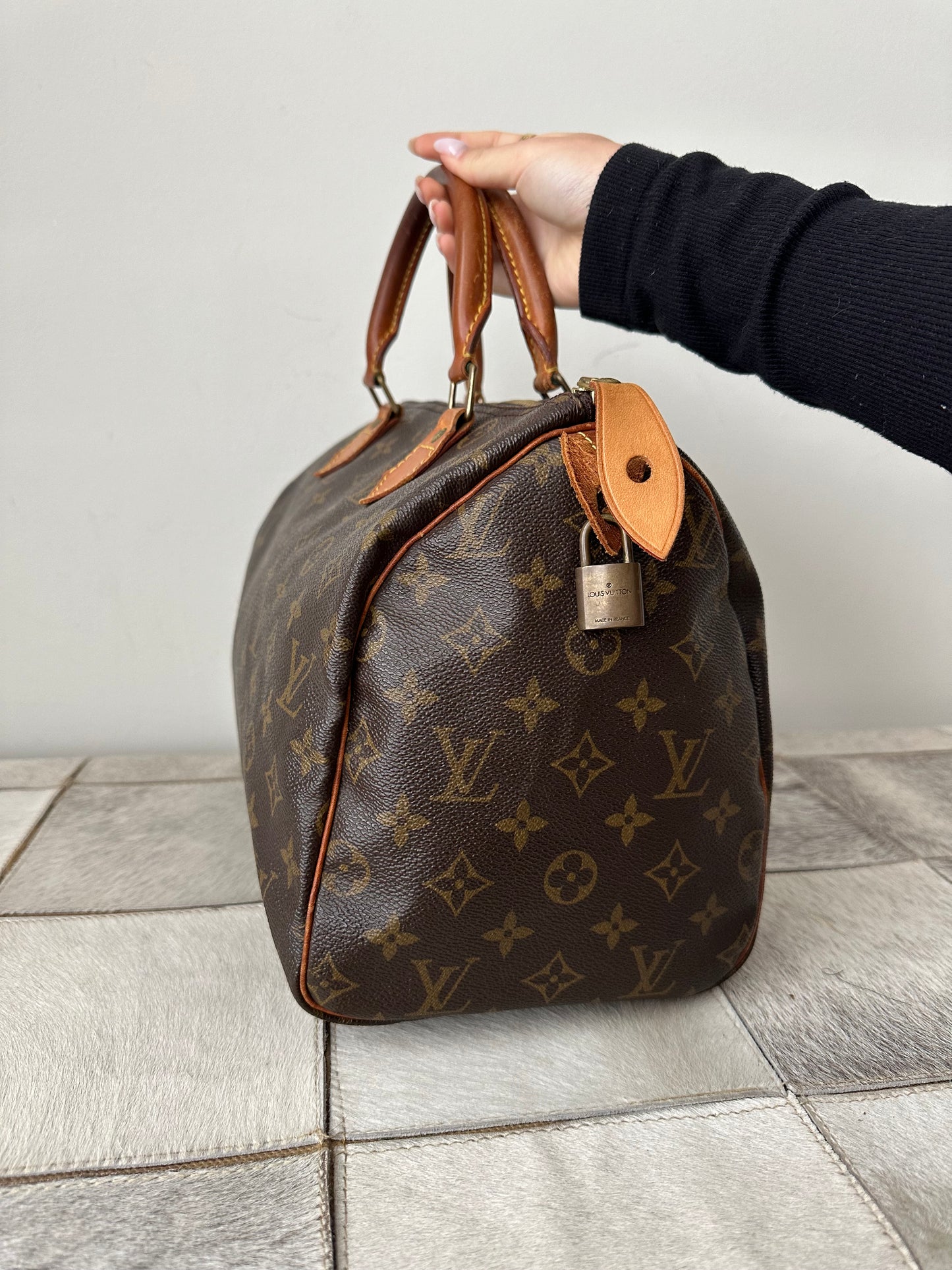 Louis Vuitton Brown Monogram Speedy 30