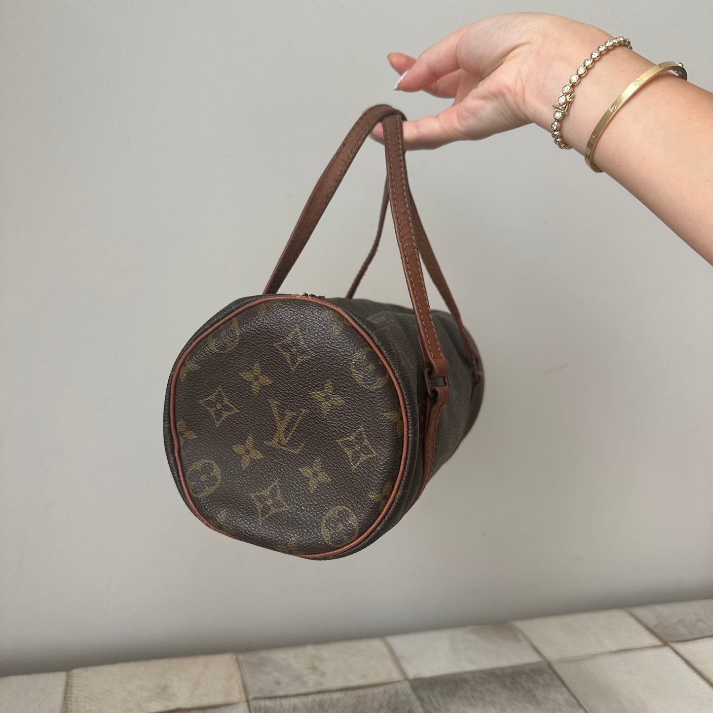 Louis Vuitton Brown Monogram Papillion 26 Bag