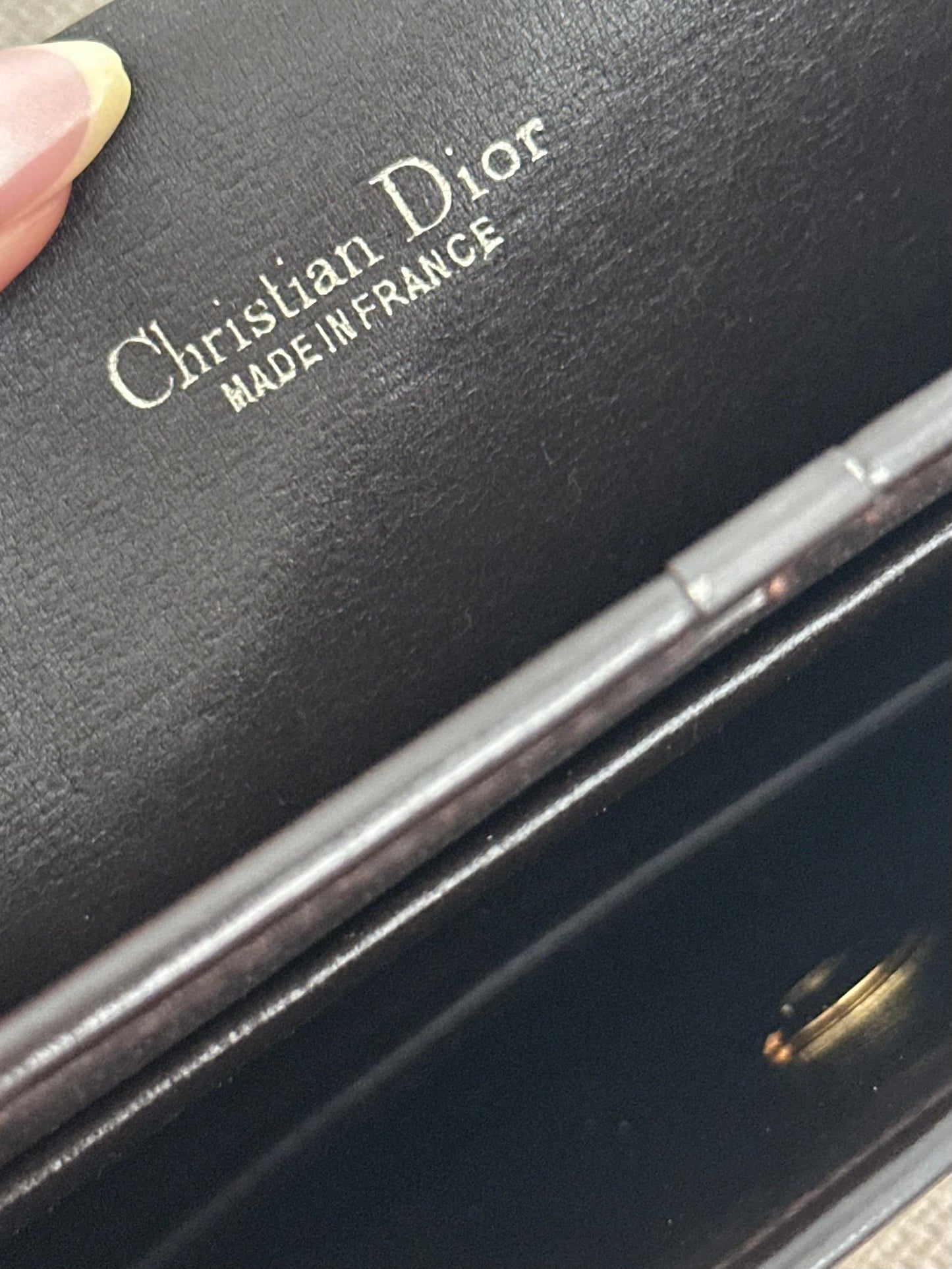 Christian Dior Brown Trotter Monogram Flap Bag