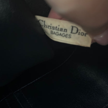 Christian Dior Navy Diorissimo Monogram Trotter Tote Bag