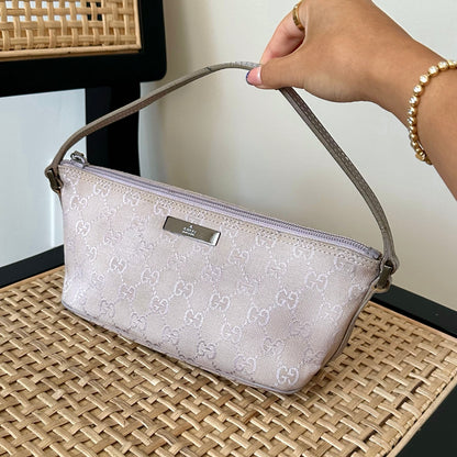 Gucci Lavender Purple Monogram Boat Bag