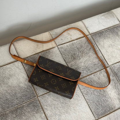 Louis Vuitton Brown Monogram Florentine Belt Bag