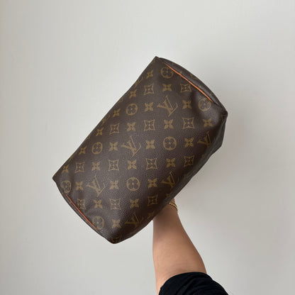 Louis Vuitton Brown Monogram Speedy 25