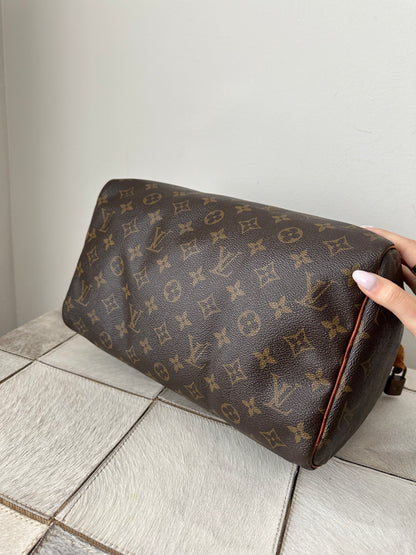 Louis Vuitton Brown Monogram Speedy 30