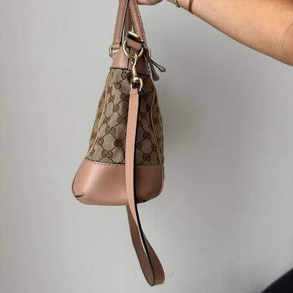 Gucci Mayfair Mauve Romantique Bow Tote w/ Crossbody Strap