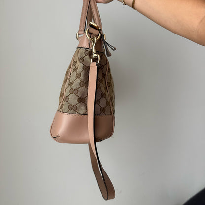 Gucci Mayfair Mauve Romantique Bow Tote w/ Crossbody Strap