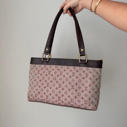 Louis Vuitton Monogram Mini Lin Sac Lucie PM Bag