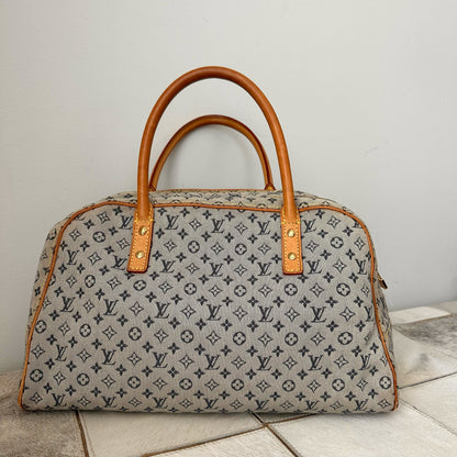 Louis Vuitton Denim Monogram Mini Marie Boston Bag