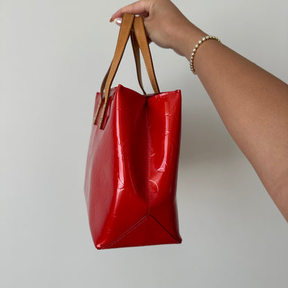 Louis Vuitton Vernis Red Reade PM Bag w/ Box & Dustbag