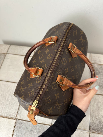 Louis Vuitton Brown Monogram Speedy 30