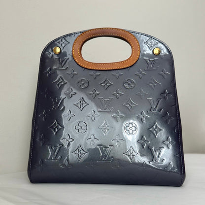 RARE Louis Vuitton Indigo Vernis Maple Drive Handle Bag