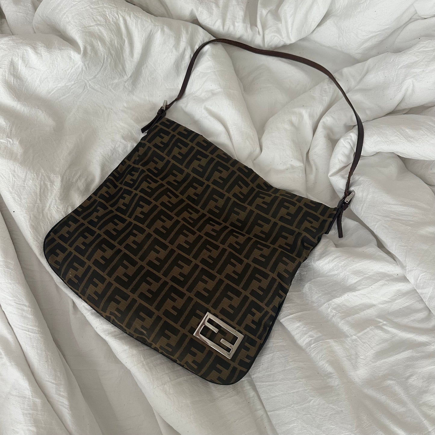 Fendi Zucca Monogram Shoulder Bag