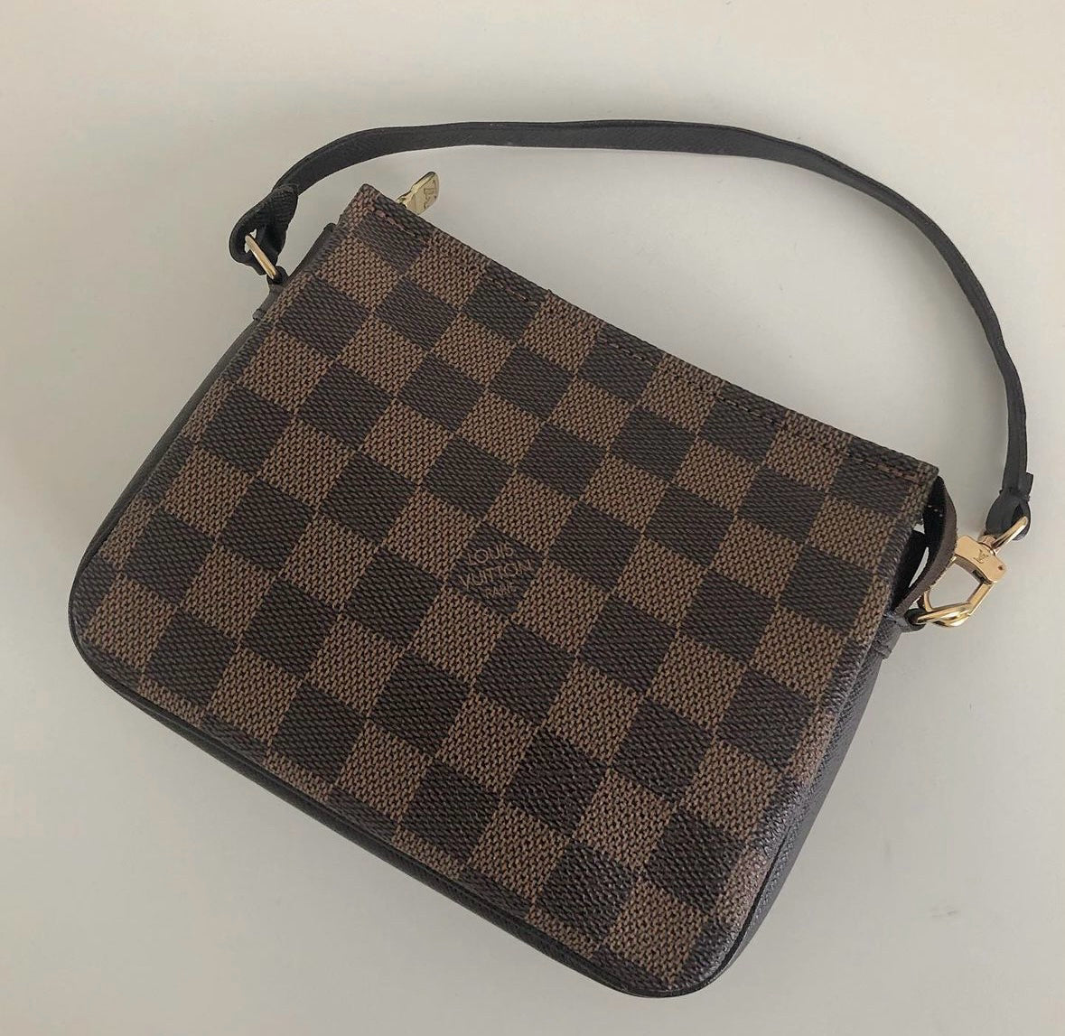 Louis Vuitton Brown Damier Monogram Ebene Trousse Pochette