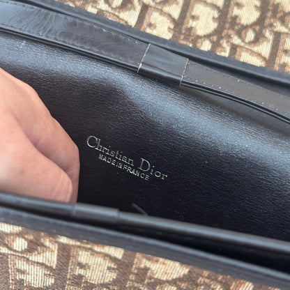 Christian Dior Brown Trotter Monogram Flap Bag