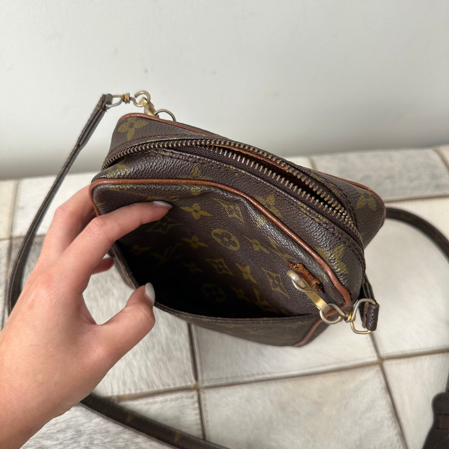 Louis Vuitton Brown Monogram Danube Crossbody Bag