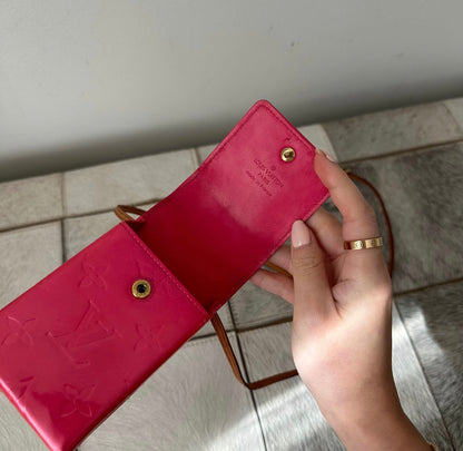 Louis Vuitton Pink Vernis Cigarette Case Bag