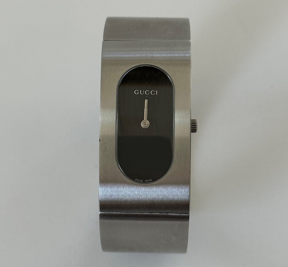 Gucci Silver Bangle Watch