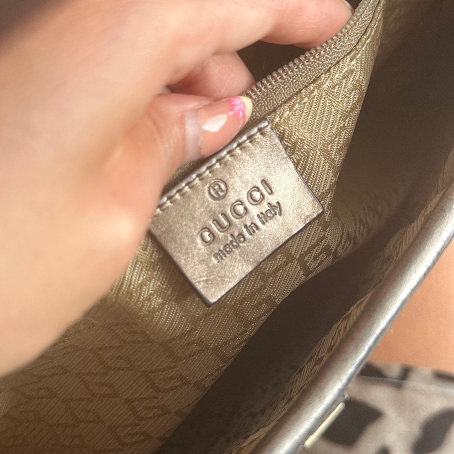 RARE Gucci Sherry Line Gold Jackie O Shoulder Bag