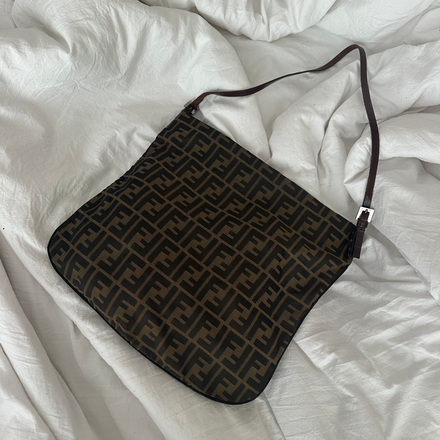 Fendi Zucca Monogram Shoulder Bag