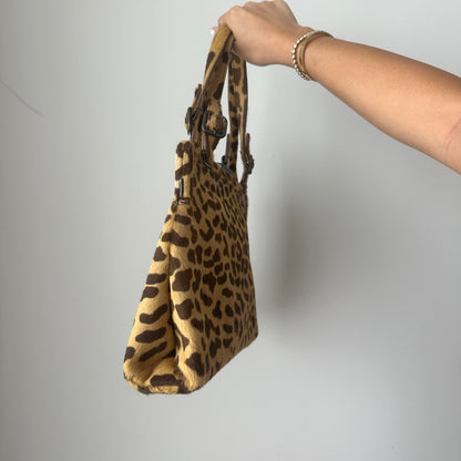 RARE Prada Ponyhair Cheetah Shoulder Bag w/ Papers