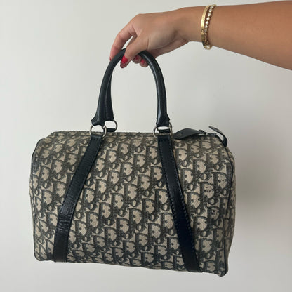 Christian Dior Trotter Monogram Boston Bag