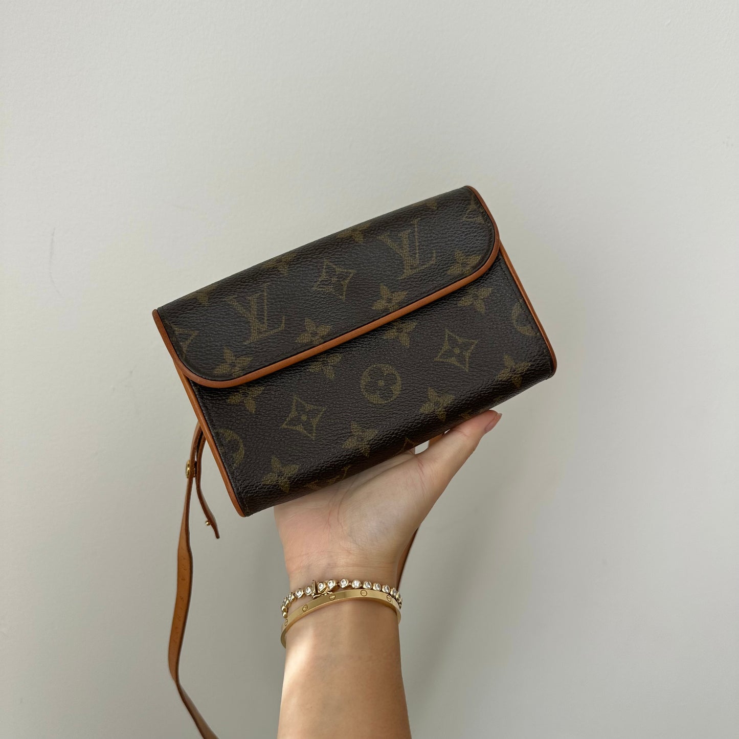 Louis Vuitton Brown Monogram Florentine Belt Bag