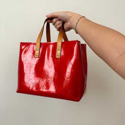 Louis Vuitton Red Vernis Reade PM Bag