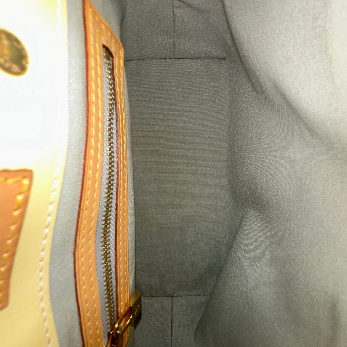 Louis Vuitton Vernis Baby Yellow Reade PM Bag