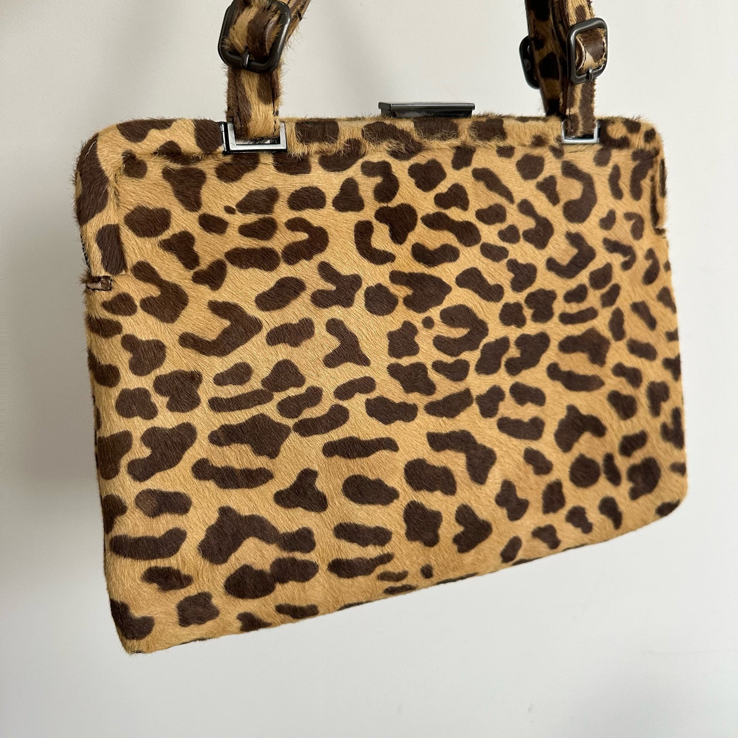 RARE Prada Ponyhair Cheetah Shoulder Bag w/ Papers