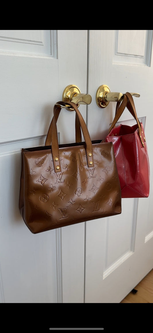 Louis Vuitton Vernis Brown Reade Monogram Bag