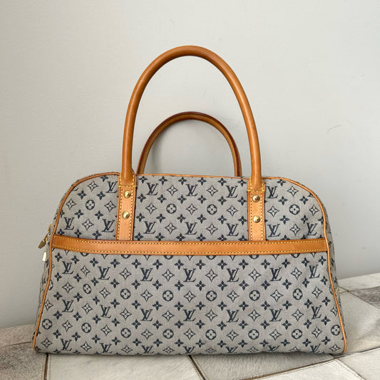 Louis Vuitton Denim Monogram Mini Marie Boston Bag