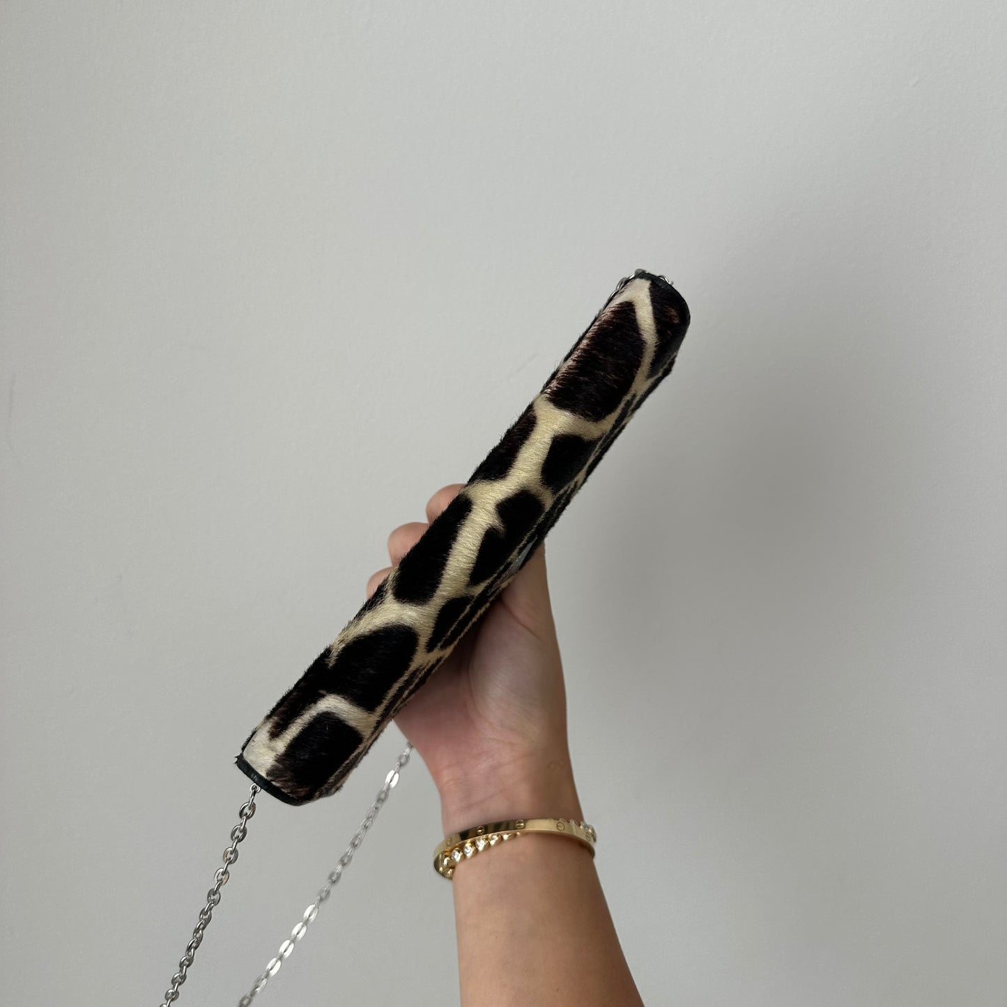 RARE Prada Ponyhair Giraffe Wallet On Chain