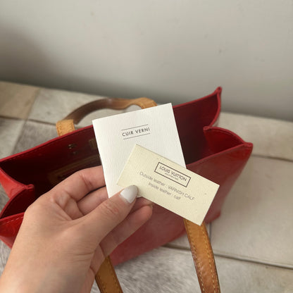 Louis Vuitton Vernis Red PM Bag