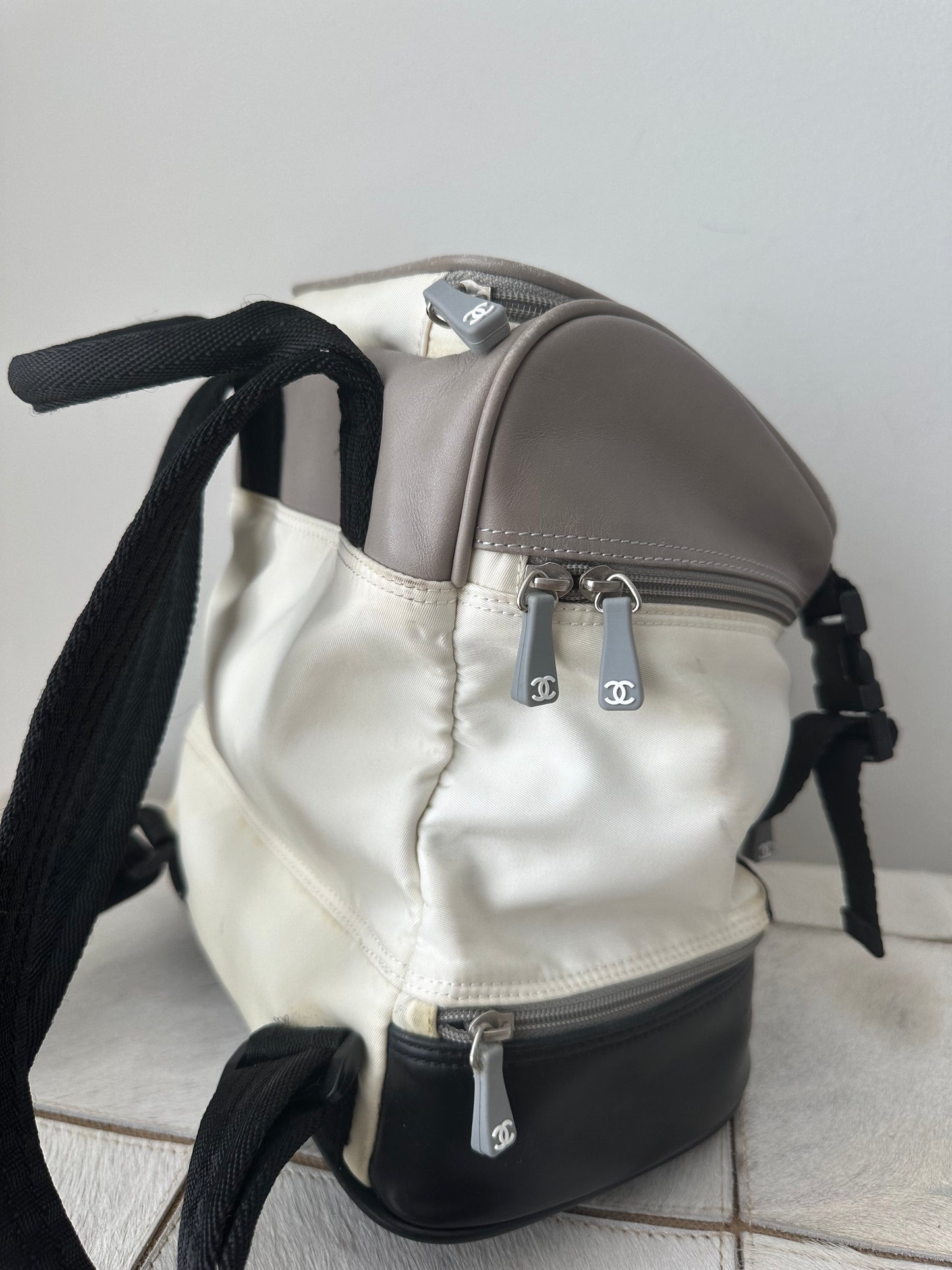 Chanel Patent Leather Sport Structured Backpack