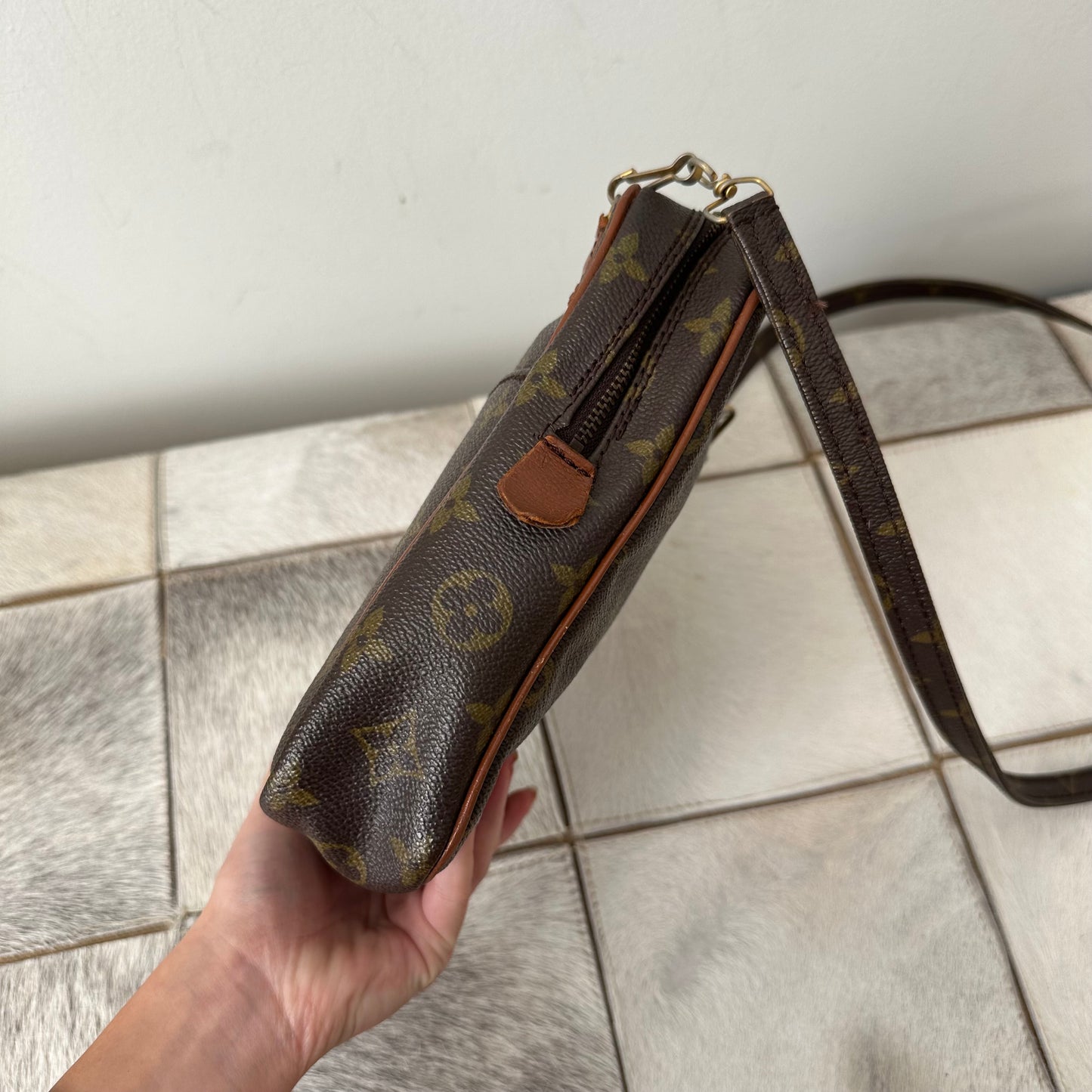 Louis Vuitton Brown Monogram Danube Crossbody Bag