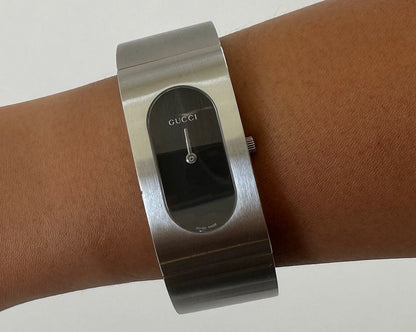 Gucci Silver Bangle Watch