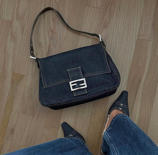 Fendi Denim Mama Baguette