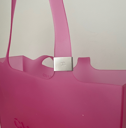 Chanel Pink Jelly Shoulder Tote